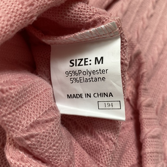 Boutique Cable Pattern Top ๐ Pink - Picture 11 of 11